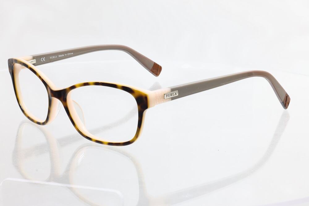 Furla Tate VU4943K Col.01GQ 53-16-140mm Eyeglass FRAMES ONLY - GOOD - READ